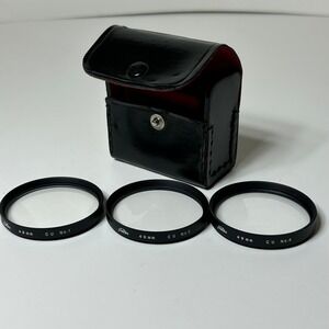 Toshiba 49mm Close-Up Filter Set CU No 1 2 4 with Case Japan Macro Photography